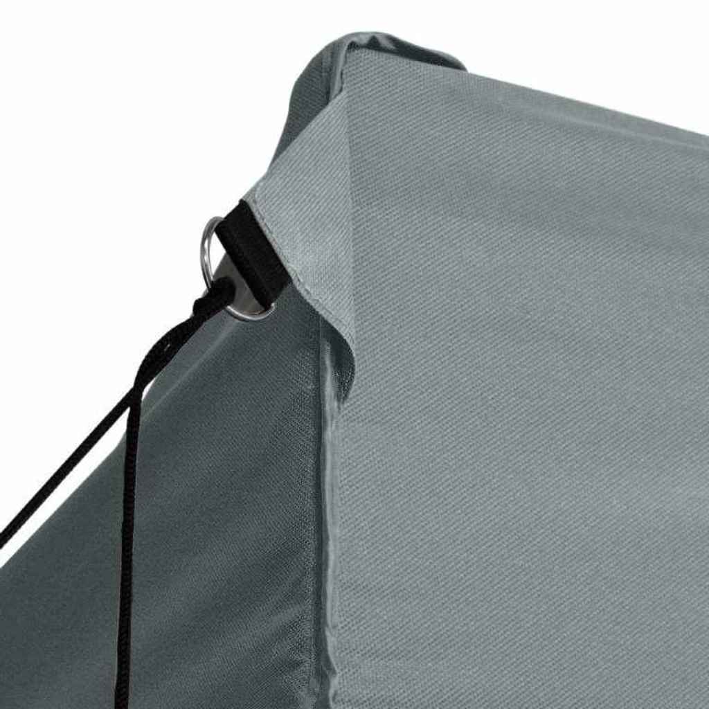 vidaXL Partytent met 4 zijwanden inklapbaar 3x4 m staal blauw