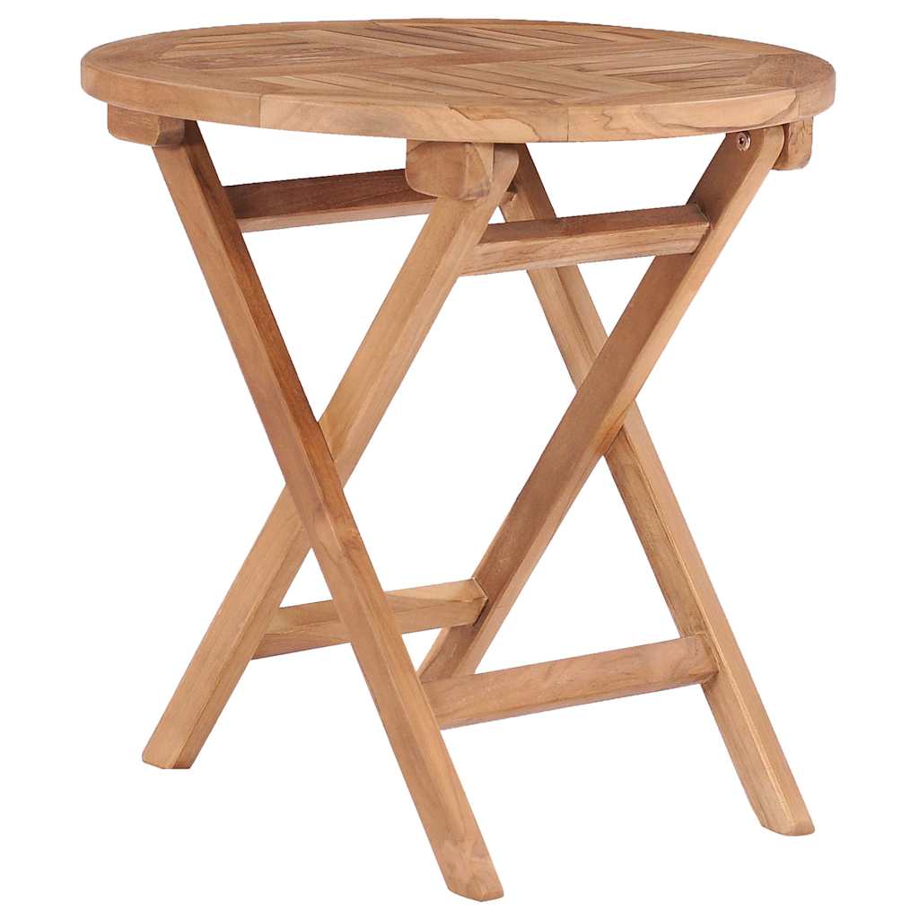vidaXL Garden Table Foldable 45 cm Solid Teak