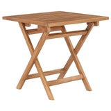 vidaXL Garden Table Foldable 45 cm Solid Teak
