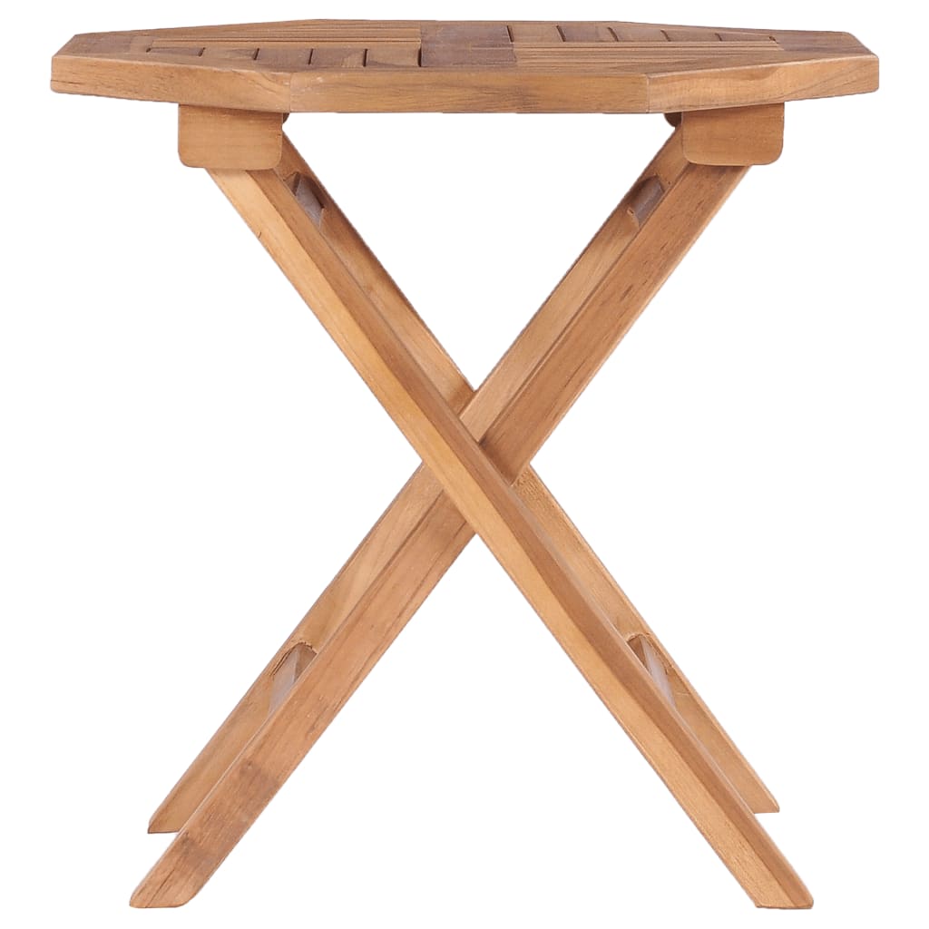vidaXL Garden Table Foldable 45 cm Solid Teak