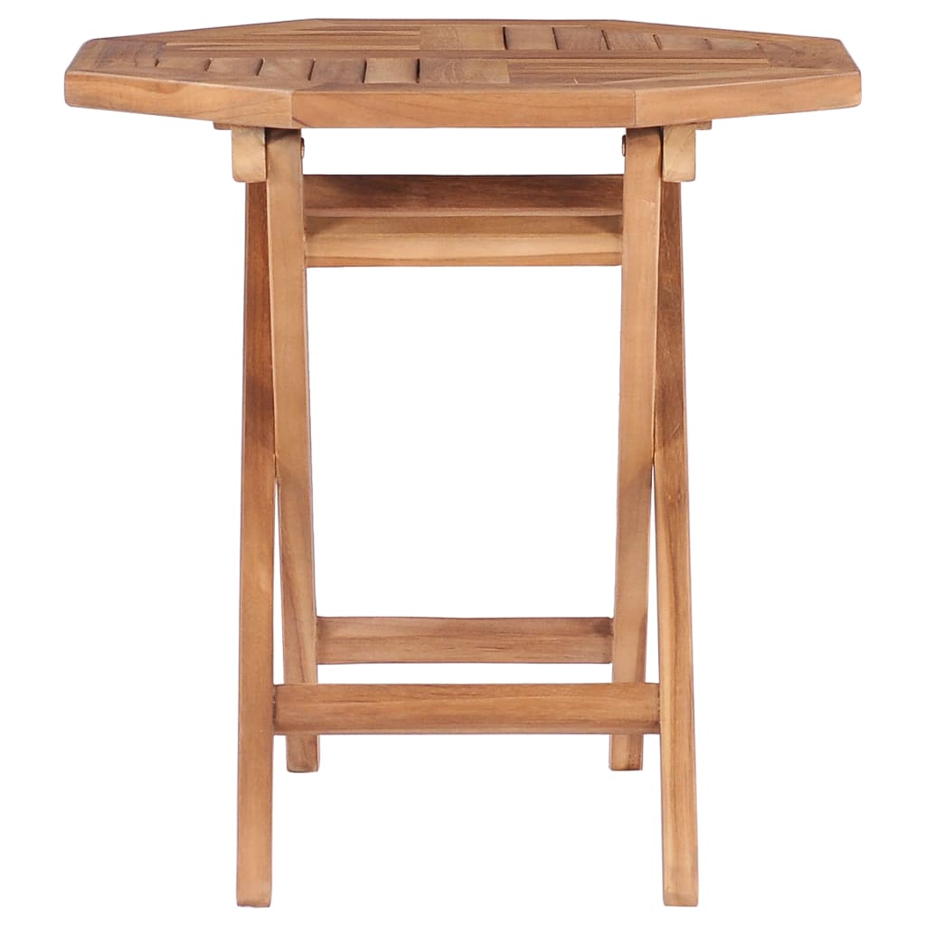 vidaXL Garden Table Foldable 45 cm Solid Teak