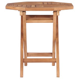 vidaXL Garden Table Foldable 45 cm Solid Teak