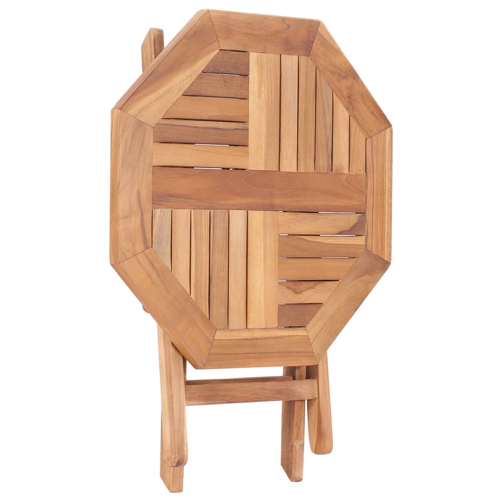 vidaXL Garden Table Foldable 45 cm Solid Teak