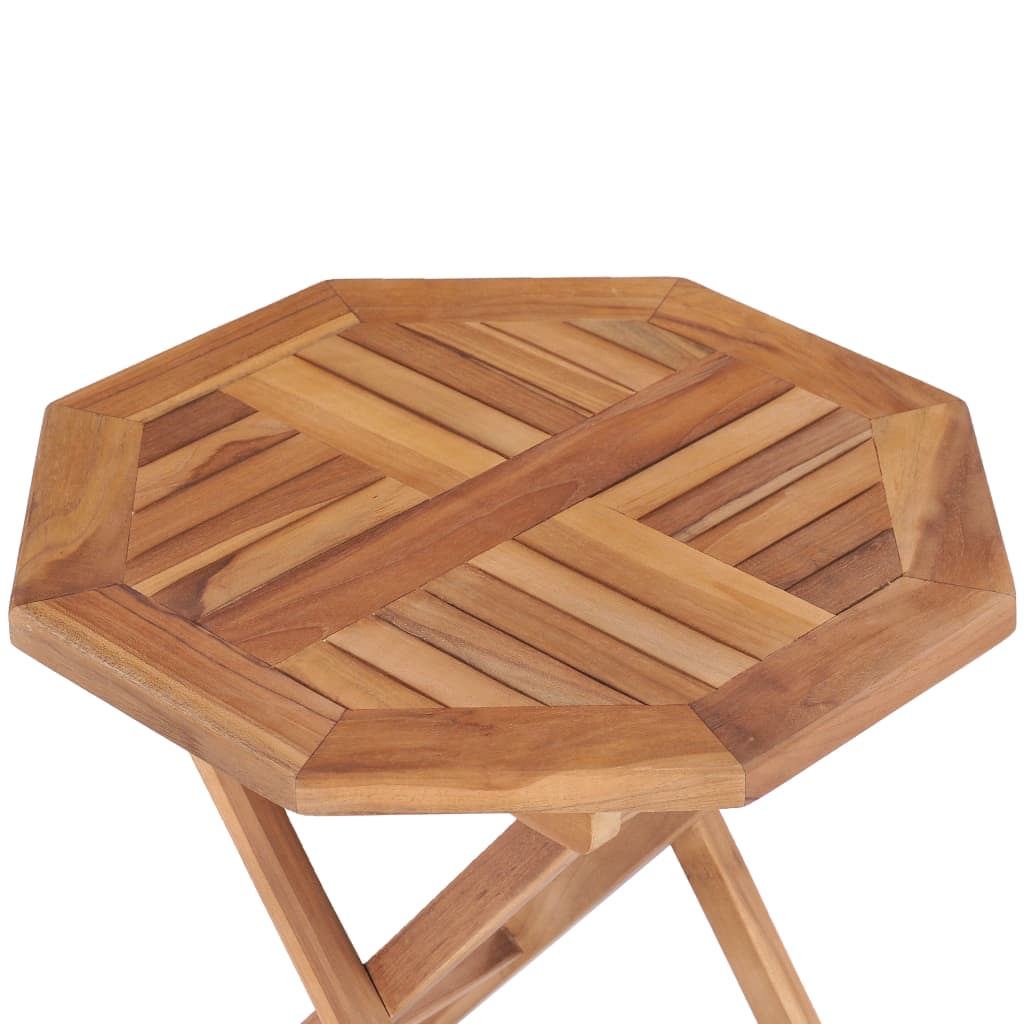 vidaXL Garden Table Foldable 45 cm Solid Teak