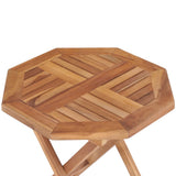 vidaXL Garden Table Foldable 45 cm Solid Teak