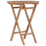 vidaXL Foldable Garden Table 60 cm Solid Teak