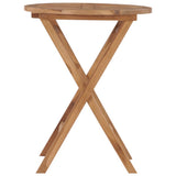 vidaXL Foldable Garden Table 60 cm Solid Teak