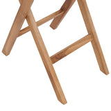 vidaXL Foldable Garden Table 60 cm Solid Teak