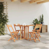 vidaXL Folding Garden Table 150x90x75 cm Solid Teak