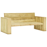vidaXL Tuinbank 139 cm geïmpregneerd grenenhout