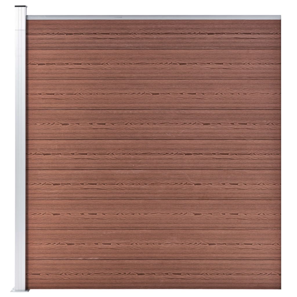 vidaXL Fence Panel 180x186 cm HKC black