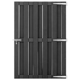 vidaXL Gate 100x112 cm WPC grey
