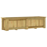 vidaXL Raised Planter 100x50x50 cm Impregnated Pinewood