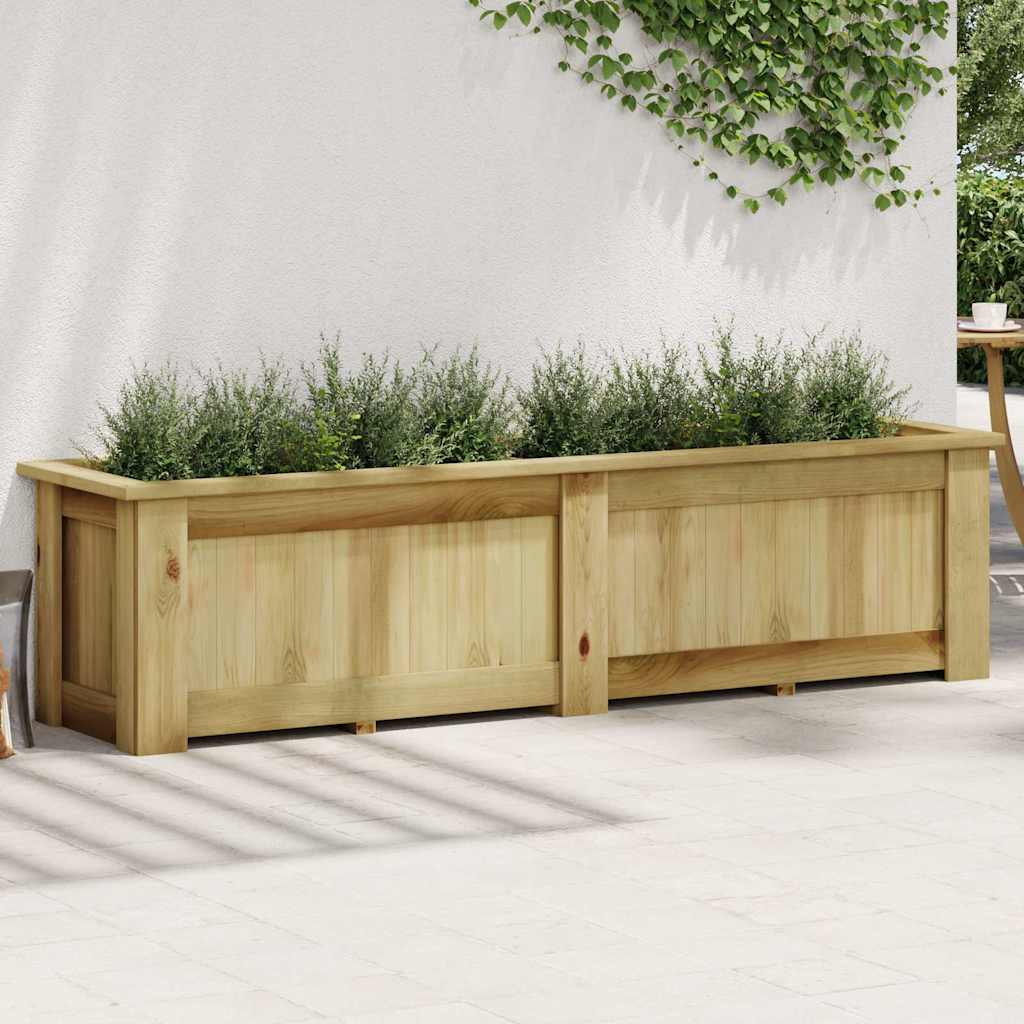 vidaXL Raised Planter 100x50x50 cm Impregnated Pinewood