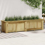 vidaXL Raised Planter 100x50x50 cm Impregnated Pinewood