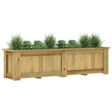 vidaXL Raised Planter 100x50x50 cm Impregnated Pinewood