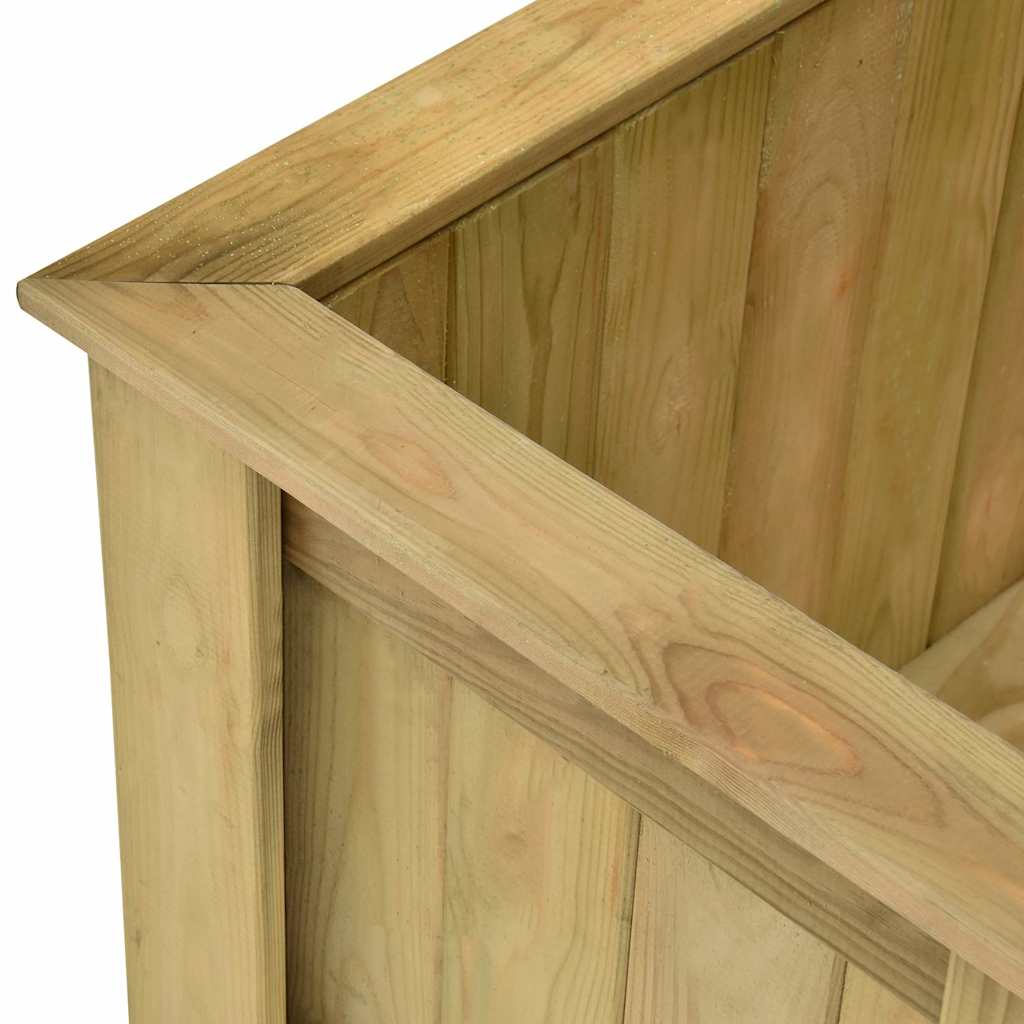 vidaXL Raised Planter 100x50x50 cm Impregnated Pinewood