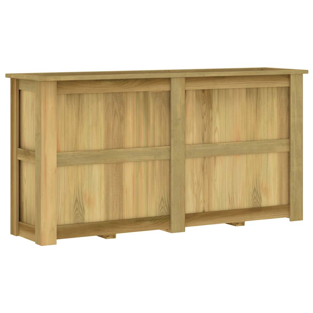 vidaXL Raised Planter 100x50x50 cm Impregnated Pinewood