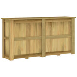 vidaXL Raised Planter 100x50x50 cm Impregnated Pinewood