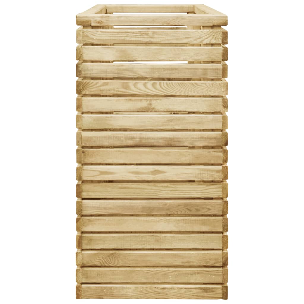 vidaXL Raised Planter 100x50x50 cm Impregnated Pinewood