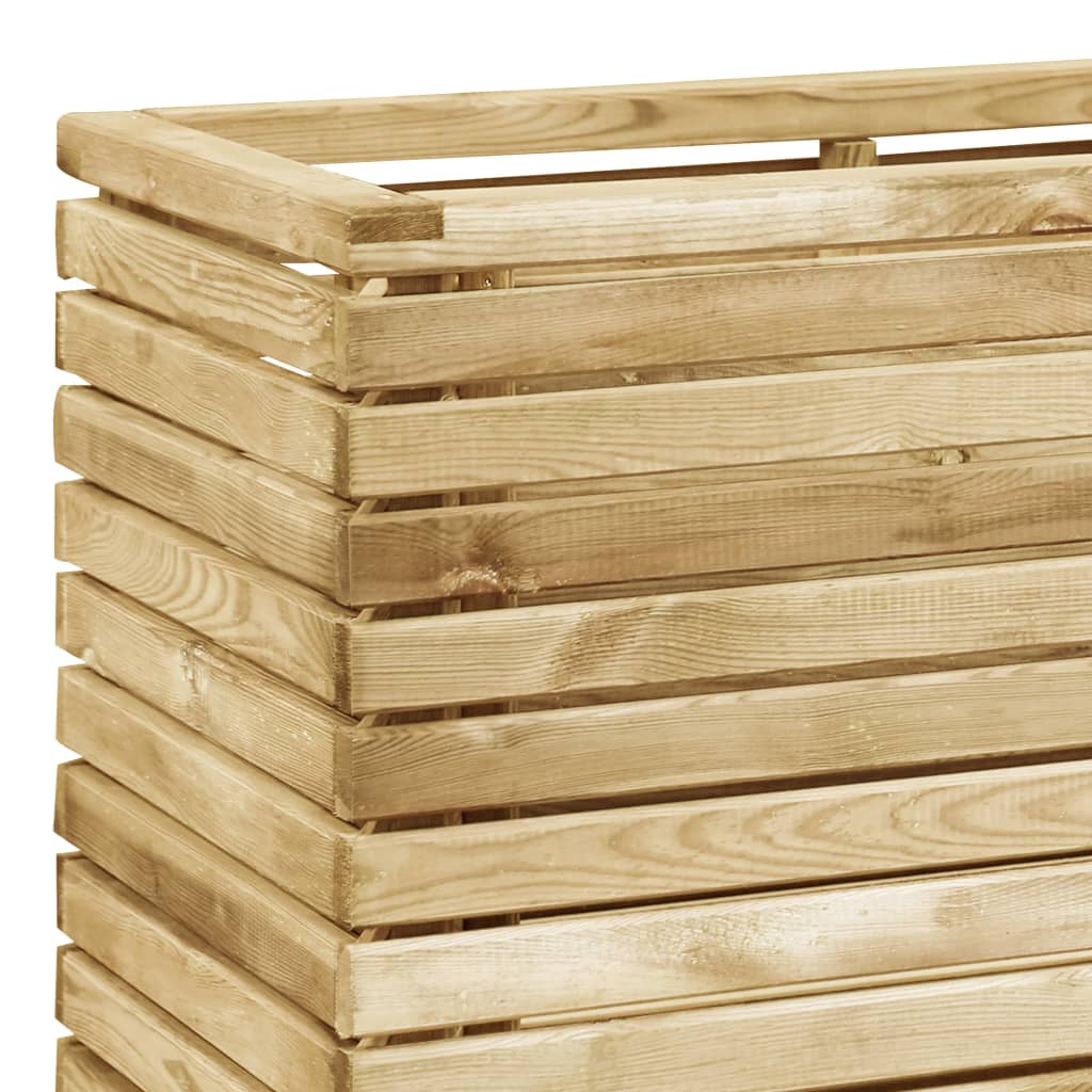 vidaXL Raised Planter 100x50x50 cm Impregnated Pinewood