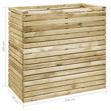 vidaXL Raised Planter 100x50x50 cm Impregnated Pinewood