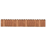vidaXL Lawn Edging 2 pcs 120 cm Impregnated Pinewood