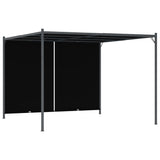 vidaXL Pergola met uittrekbaar dak 180 g/m² 3x3 m taupe