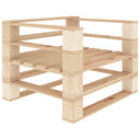vidaXL Garden Armchair pallet wood