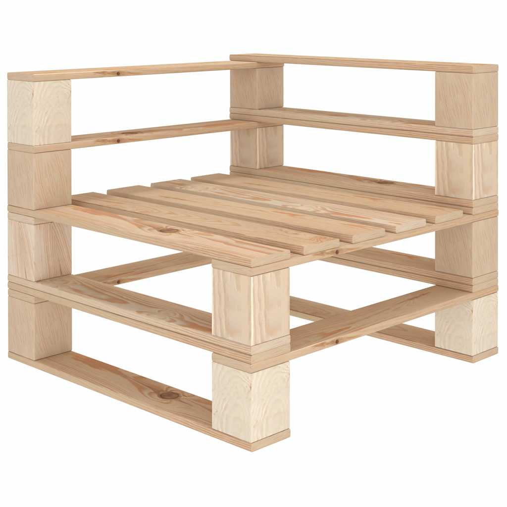 vidaXL Garden Armchair pallet wood