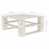 vidaXL Tuintafel pallet hout