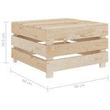 vidaXL 2-delige Loungeset pallet hout