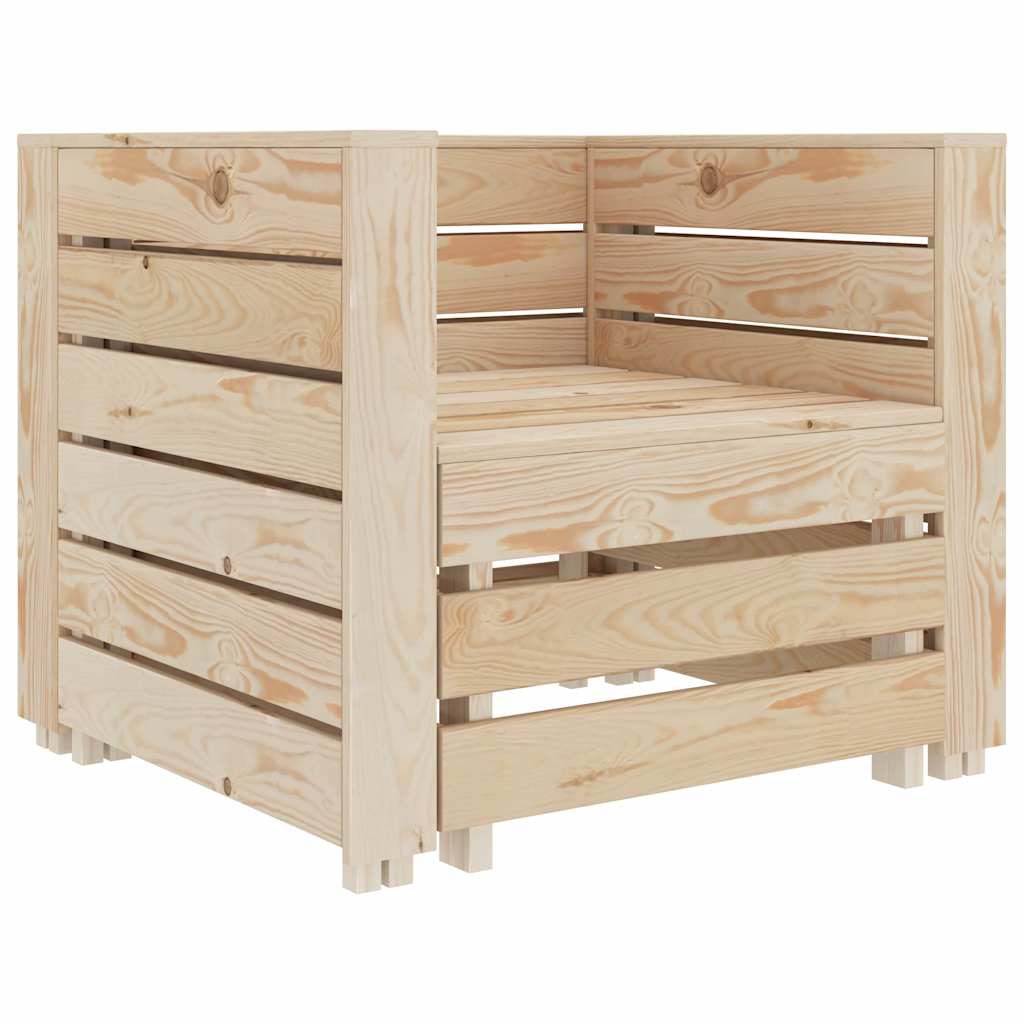 vidaXL 2-delige Loungeset pallet hout