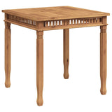 vidaXL Tuintafel 80x80x80 cm massief teakhout