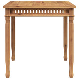 vidaXL Tuintafel 80x80x80 cm massief teakhout