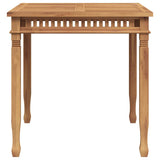 vidaXL Tuintafel 80x80x80 cm massief teakhout