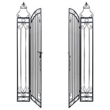 vidaXL Poort decoratief 122x20,5x100 cm smeedijzer
