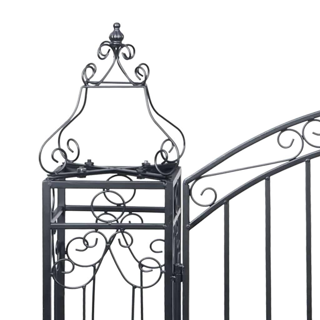 vidaXL Poort decoratief 122x20,5x100 cm smeedijzer