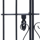 vidaXL Poort decoratief 122x20,5x100 cm smeedijzer