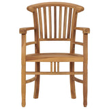 vidaXL Tuinstoelen 2 st massief teakhout