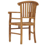 vidaXL Tuinstoelen 2 st massief teakhout
