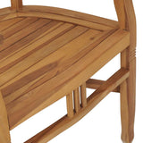 vidaXL Tuinstoelen 2 st massief teakhout