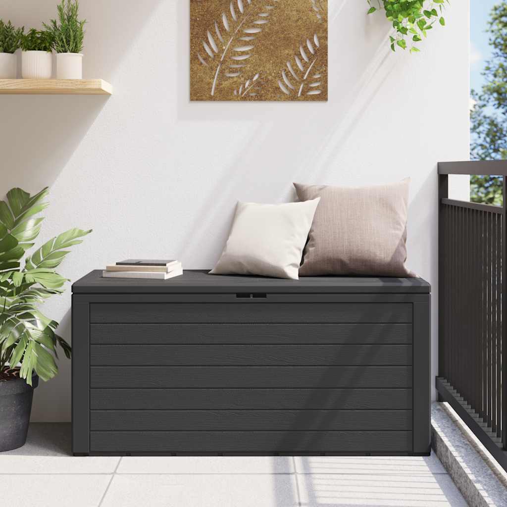 vidaXL Tuinbox 58,5x46x55 cm polypropeen bruin