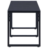 vidaXL Tuinbank 120,5 cm PS-plaat zwart