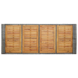 vidaXL 5-piece Garden Bar Set Polyrattan and Acacia Wood Black