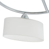 vidaXL Plafondlamp met ellips glazen kapjes (4 x E14)