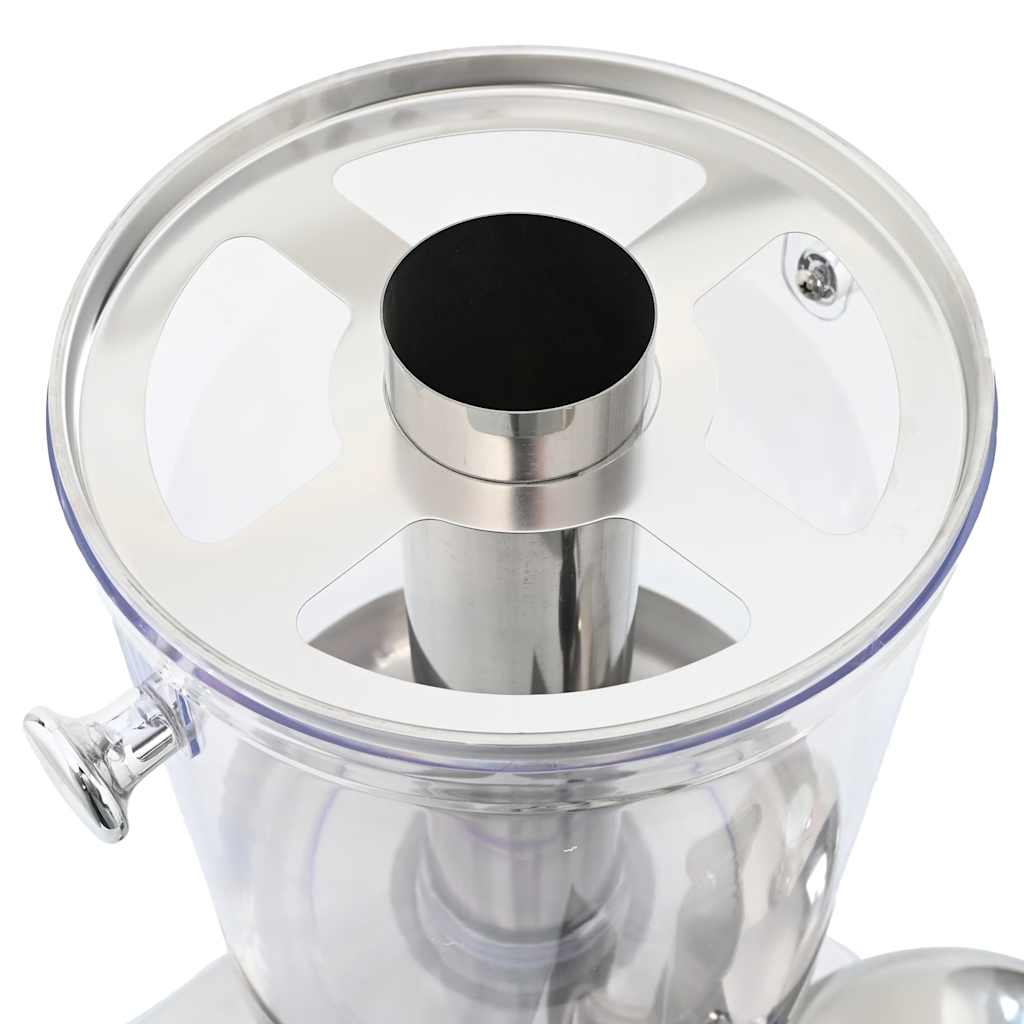 vidaXL Dubbele sapdispenser roestvrij staal 2x8 L