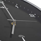 vidaXL Wandklok met quartz uurwerk radiogestuurd 31 cm wit