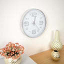 vidaXL Wall Clock Copper-Look 30 cm