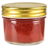 vidaXL Jampotten met wit met rode deksels 24 st 110 ml glas